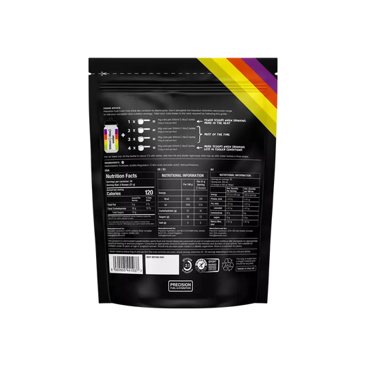 PRECISION(プレシジョン)PF30-120カーボ・オンリー・ドリンクミックスの商品画像パッケージ裏面