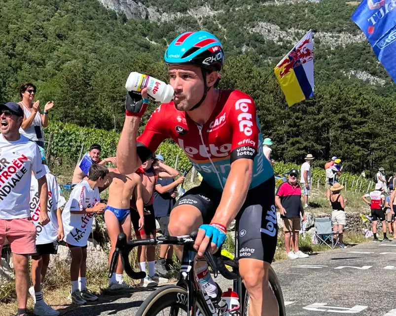 PRECISION(プレシジョン)がサポートするツール・ド・フランスで活躍するヴィクトル・カンペナールツ選手