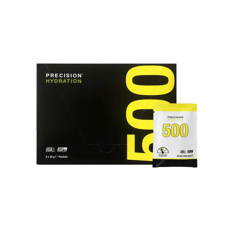 PRECISION（プレシジョン）PH 500経口補水液ドリンクミックスパウダー商品画像（箱＋小袋）