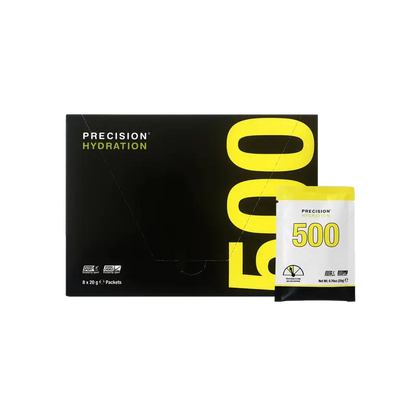 PRECISION（プレシジョン）PH 500経口補水液ドリンクミックスパウダー商品画像（箱＋小袋）