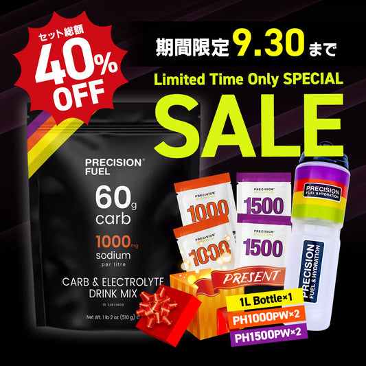 【9/30まで期間限定！1000mlボトル付き】カーボ＆電解質ドリンクミックス（1袋/510g）